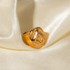 Irregular Shaped Gold Ring - Nahzshop