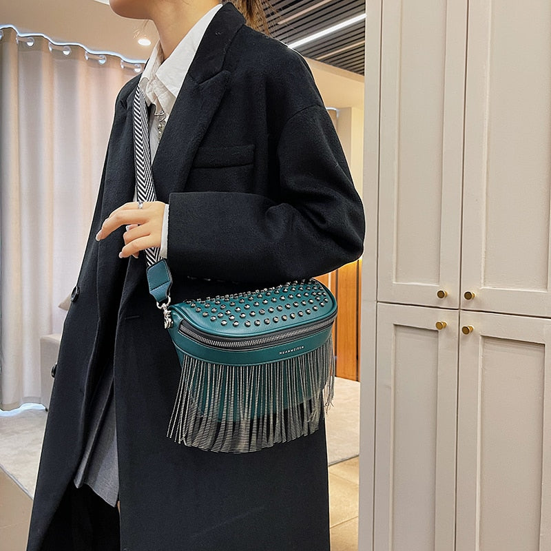 Fringe Crossbody Bag - Nahzshop