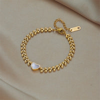 Heart Golden Bracelet - nahzshop