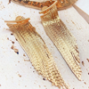 Gold Fringe Earrings - Nahzshop