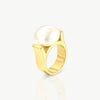 Big Pearl Gold Ring - Nahzshop