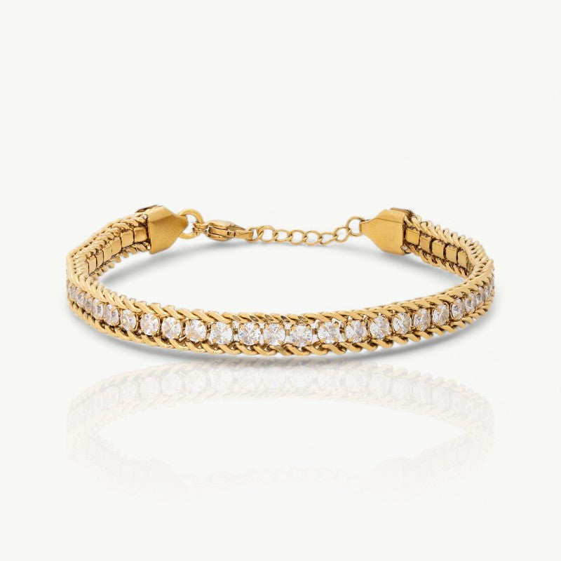 Zirconia Round Beads Bracelet - Nahzshop