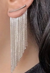 Gold Fringe Earrings - Nahzshop