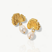 Pearl Foliage Earrings