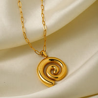 Spiral Pendant Necklace - Nahzshop