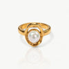 Oval Pearl Ring - Nahzshop