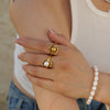 Oval Pearl Ring - Nahzshop