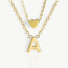 Heart Charm Name Necklace - nahzshop