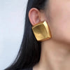 Bold Geometric Square Earrings - Nahzshop