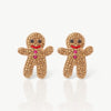 Christmas Gingerbread Man Earrings