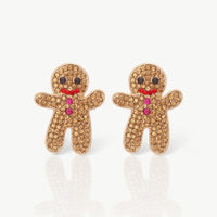 Christmas Gingerbread Man Earrings