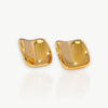 Curved Square Earring