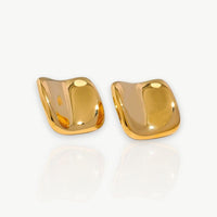 Curved Square Earring