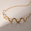 Wave Choker Necklace - Nahzshop