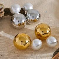 Pearl Ball Earrings - nahzshop