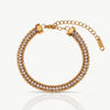 Round Layered Zirconia Bracelet - Nahzshop