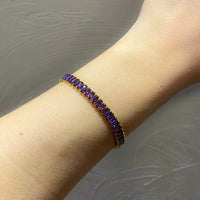 Purple Zirconia Bracelet- Nahzshop