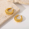 Croissant Hoop Earrings - Nahzshop