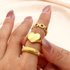 Heart Finger Ring - Nahzshop