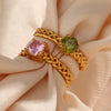 Gold Solitaire Ring - Nahzshop