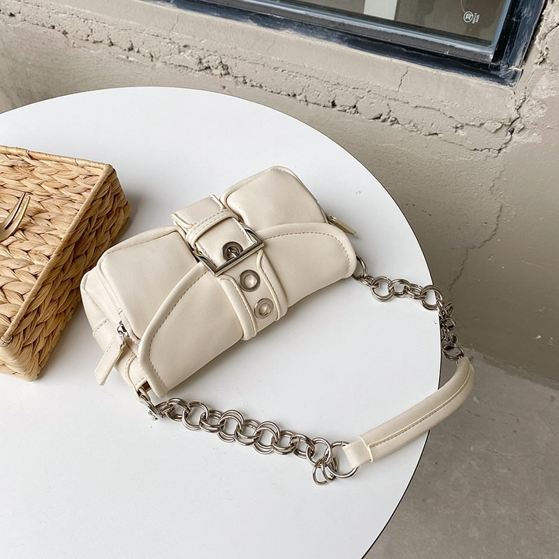 Retro Chain Small Shoulder Bag - Nahzshop