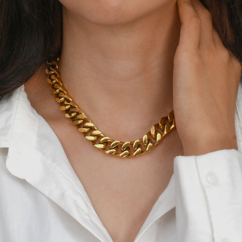 Gold Chain Necklace - Nahzshop