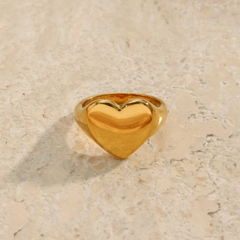 Heart Finger Ring - Nahzshop