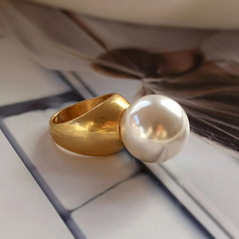 Big Pearl Ring - Nahzshop