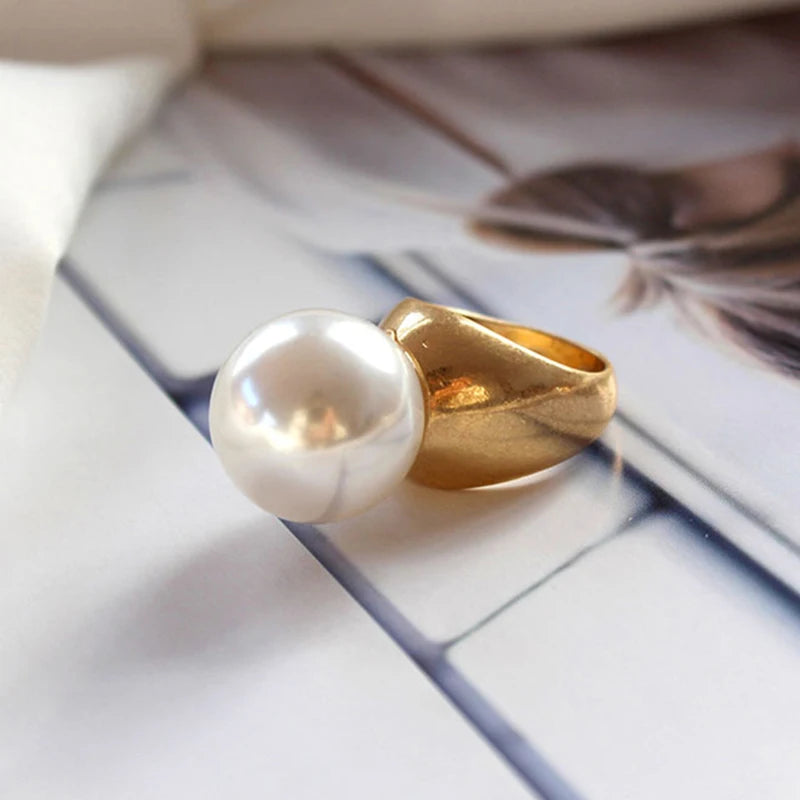 Big Pearl Ring - Nahzshop