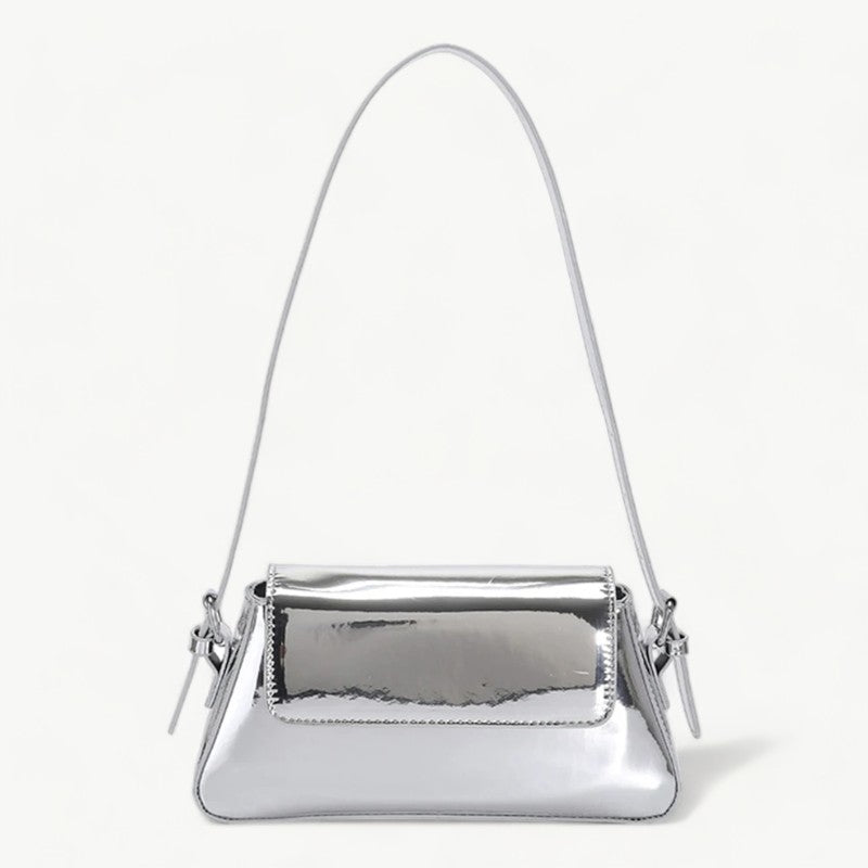 Metallic Baguette Bag - nahzshop