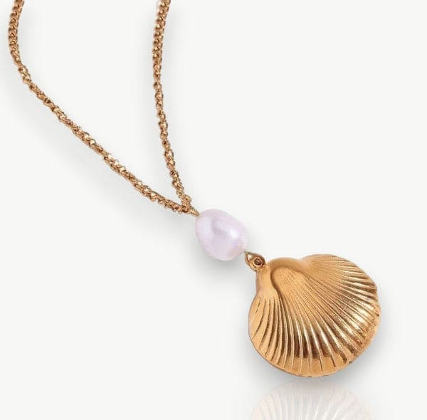 Shell Pearl Necklace - nahzshop