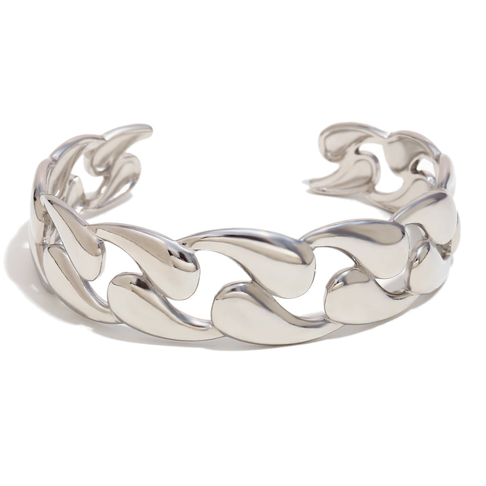 Water‑Drop Hollow Bracelet