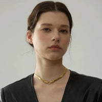 Snake Chain Choker Necklace - nahzshop