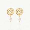 Spiral Pearl Earrings - Nahzshop