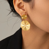 Double Disc Earrings - Nahzshop