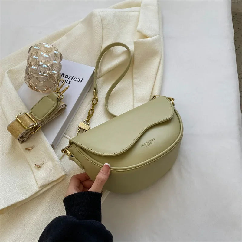 Oval Green Sholder Bag - Nahzshop