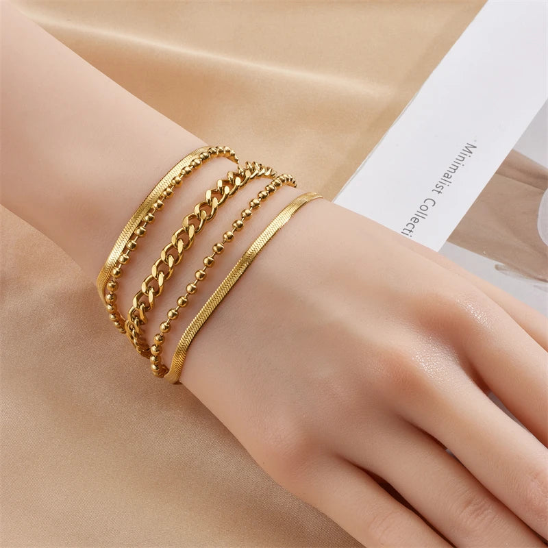 Multi-layer Chains Bracelet - nahzshop