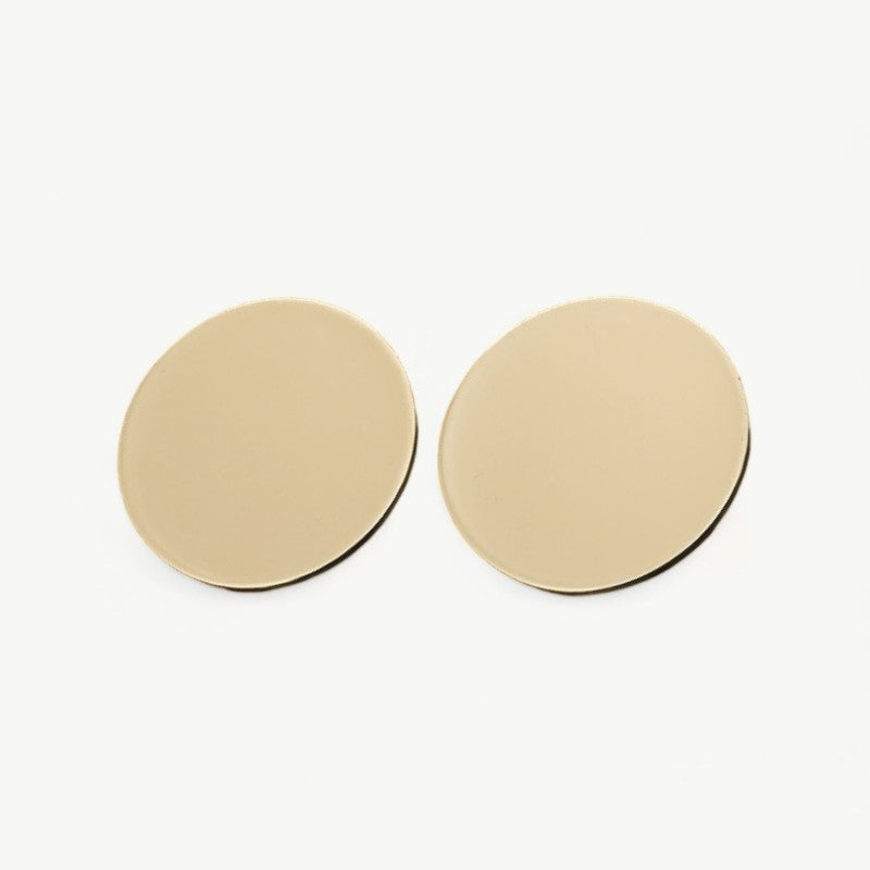 Round Button Earrings- Nahzshop