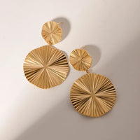 Double Disc Earrings - Nahzshop