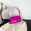 Metallic Flap Baguette Bag- Nahzshop