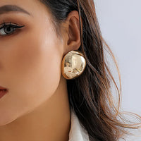 Round Big Ball Earrings - Nahzshop