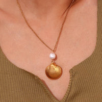 Shell  Pearl Necklace - nahzshop