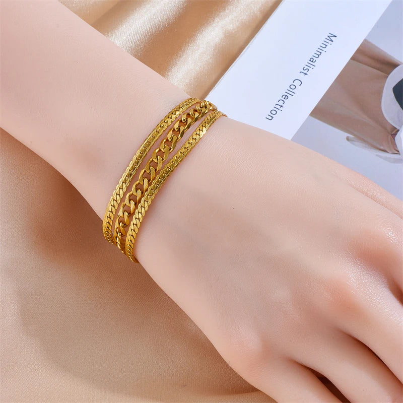 Multi Strand Chain Bracelet - Nahzshop