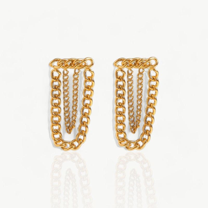 Chain Dangling Earrings- nahzshop