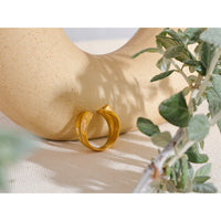 Gold Ruffle Ring - Nahzshop