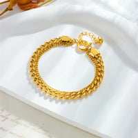 Gold Two Chain Bracelet- Nahzshop