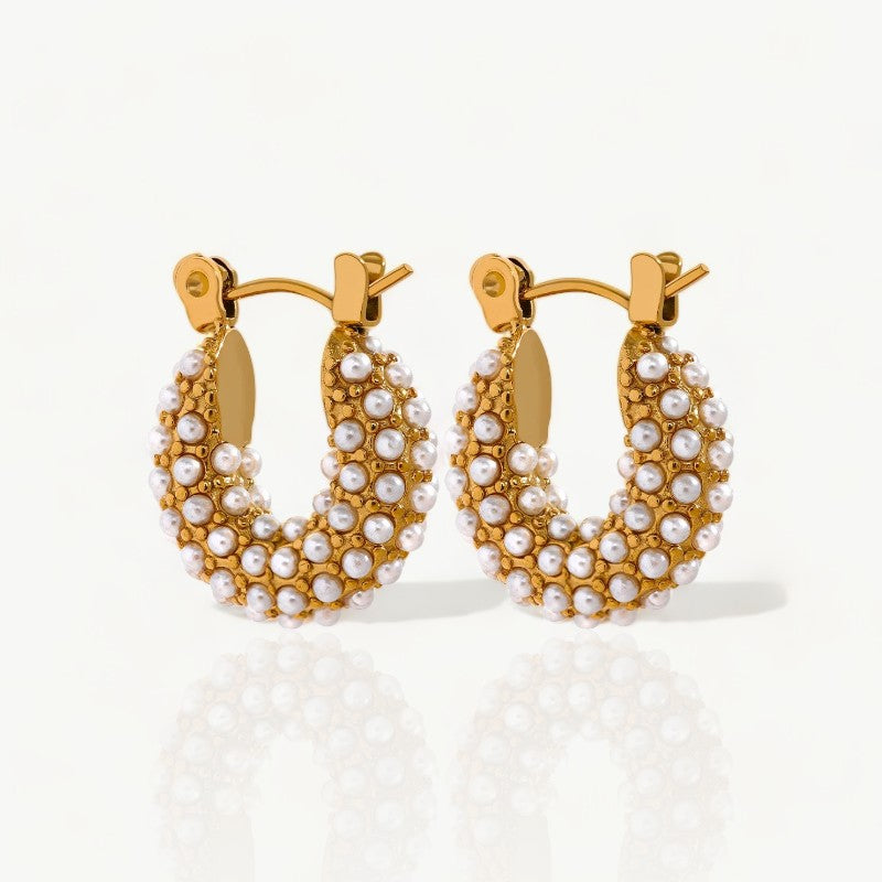 Small Pearl Earrings - Nahzshop