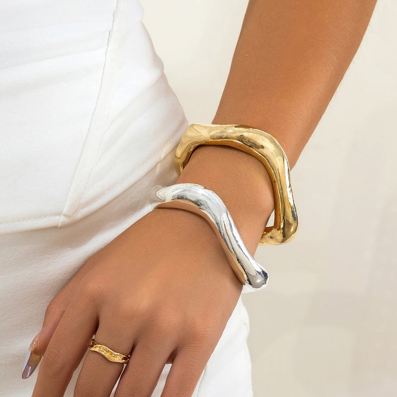 Exaggerated Open Cuff Bracelet - Nahzshop