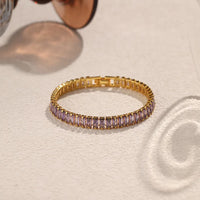 Purple Zirconia Bracelet- Nahzshop