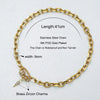 Spike Pendant Chain Necklace
